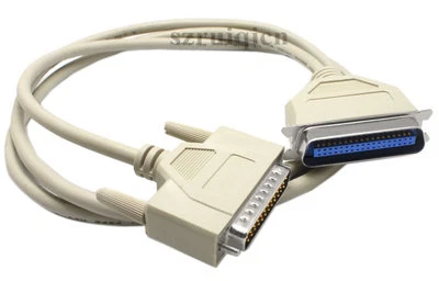 LPT Parallel Printer 25Pin DB25 Male to CN36 36Pin Male IEEE1284 DB25-CN36 Cable - Image 1 of 2