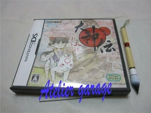 USED w/Limited Pen Nintendo DS Okami Den Japanese CAPCOM - Picture 1 of 12