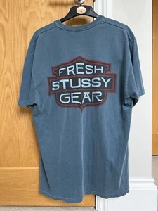 Stussy Fresh Gear Pigment Dyed Pocket Tee - L - Picture 1 of 14