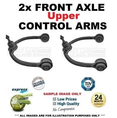 2x Front Upper CONTROL ARMS for JEEP GRAND CHEROKEE 3.0 CRD 4x4 2006-2010 - Image 1 of 4