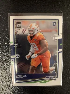 J96 Darrell Taylor 2020 Donruss OPTIC Base ROOKIE! SEAHAWKS RC! - Image 1 of 2