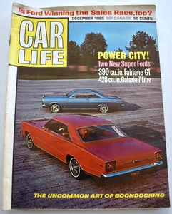 Car Life Magazine December 1965 Super Fords Boondocking Stutz FreeS&H - Bild 1 von 6