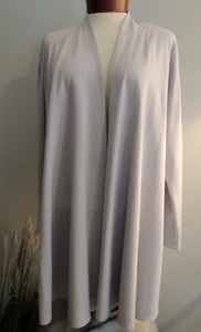 Cárdigan Bryn Walker Joyce Frente Abierto Nuevo con Etiquetas Talla S Gris Lila Precio de Venta $178 PRECIO DE VENTA - Imagen 1 de 5