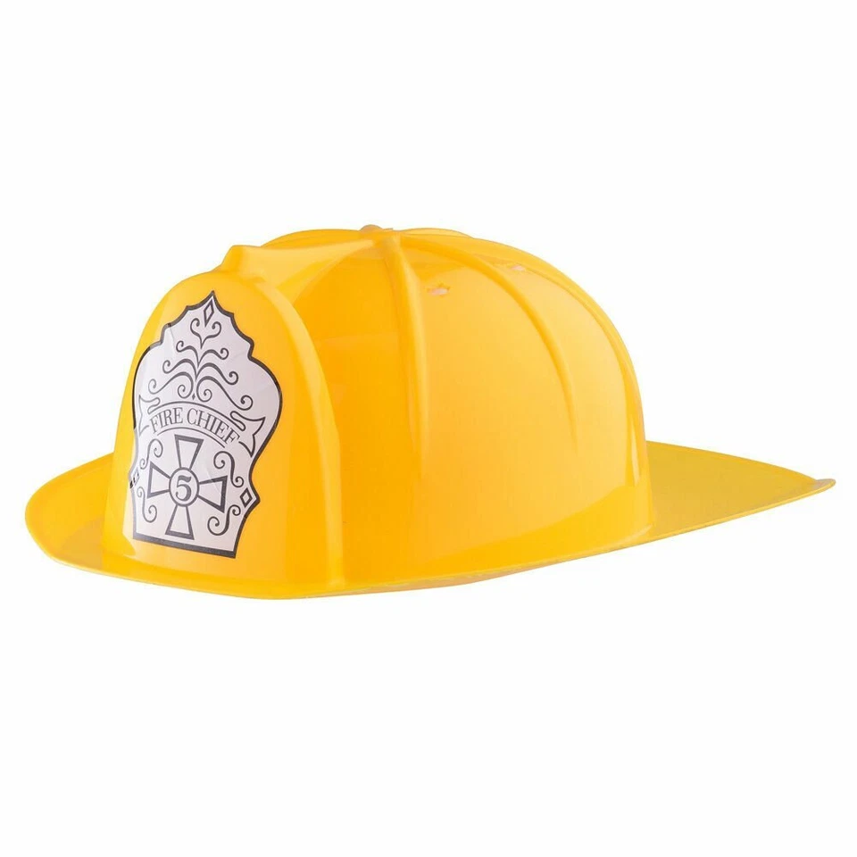 Yellow Fire Fighter Helmet For Kids By Dress Up America - Image 1 of 1