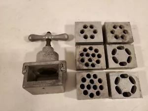 Applebaum Suppository Machine Press with 6 Die Molds - Picture 1 of 7