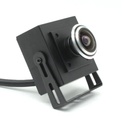 Mini Audio HD CCTV 4MP POE IP Camera Network Security XMEYE H.265+ 1.7mm fisheye - Image 1 of 4