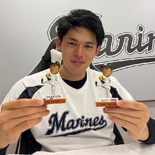 Roki Sasaki Bobble Head Chiba Lotte Marines Fan Club Day Rare Unused Samurai JP