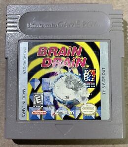 GameBoy Brain Drain Nintendo Game Boy Cart Only Tested WORKS