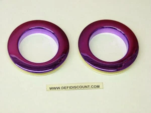 Déco batterie bass Drum O's 2" x2 pièces violet à clipser - Imagen 1 de 1