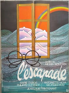 L'ESCAPADE/1974/MICHEL SOUTTERTRINTIGNANT/AFFICHE 60X80 - Bild 1 von 1