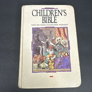 Biblia para niños NRSV letra roja Cokesbury bellamente ilustrada en color usado en excelente estado - Imagen 1 de 15