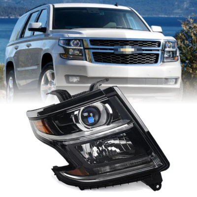 Passenger Projector Headlight For 2015-20 Chevy Tahoe Suburban Halogen headLamp - Image 1 of 4