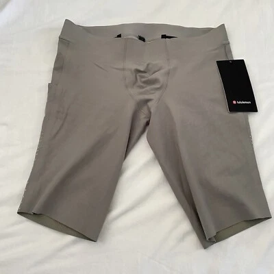 Pantalón Corto de Correr Lululemon Senseknit Para Hombre 10" GULG Gris Golfo Para Hombre Talla XL Foto 1 de 4