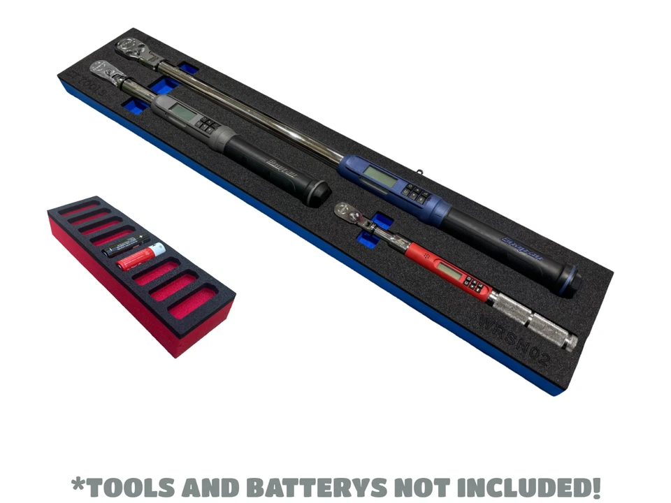 Snap On Style Torque Wrench Foam - (300ftlb 1/2in) FREE BATTERY FOAM! - CT TOOLS - Image 1 of 4