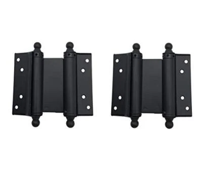 Matte Black Double Action Hinge Ball Heavy Duty Saloon Door Hinges Swinging D... - Image 1 of 4