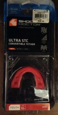 NEW Shock Doctor Ultra STC Mouthguard, Youth 10+ Red - FREE SHIPPING - Image 1 of 4