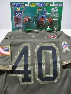 Mike Alstott TB Buccs. Med. Camiseta Salute To Service Limited + '98 y 2000 SLU Foto 1 de 4