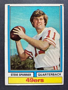 1974 Topps #215 Steve Spurrier (S.F. 49ers) HEISMAN!    FLORIDA CATORS! - Imagen 1 de 2