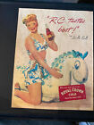 Lucille Ball Window Card for RC Cola. MORE CARDBOARD- 1946