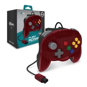 Hyperkin Fleet Admiral Premium Wired Controller for Nintendo N64 (FireFleet) - Picture 1 of 4