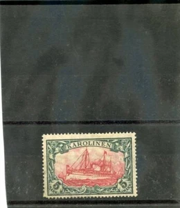 CAROLINE IS Sc 23a (MI 22IA)*VF OG 1915 5MK DK COCHE Y PIZARRA, 26:17 PEACE PTG $450 - Imagen 1 de 1