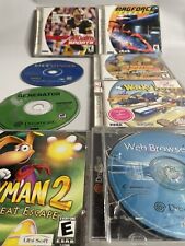 Sega Dreamcast Lot Rayman 2, Mag force Racing, Tomb Raider, Blue Stinger, More
