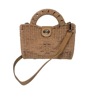 Antik Kraft Woven Straw Crossbody Purse HandBag Boho Summer - NEW - Picture 1 of 18