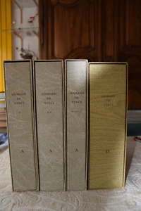 LEONARD DE VINCI - 4 tomes - fac similés, illustrations - Photo 1/8