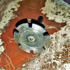 Bildhauer Mini Trennscheiben Granit Fliesenleger Steinmetz Fugen Skulptur Blau - Bild 1 von 3