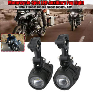 Paar Motorrad Nebelscheinwerfer Lauflicht E9 -Geprüft LED für BMW R1200GS F800GS