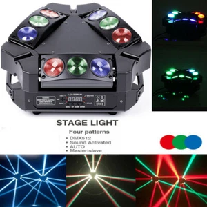 150W RGBW Beam Moving Head Light DMX/Sound Activated 9LED Stage Lighting Party - Picture 1 of 26