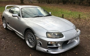 1996 TOYOTA SUPRA 3.0 TWIN TURBO FACELIFT MODEL AUTOMATIC SILVER CAR - Picture 1 of 11