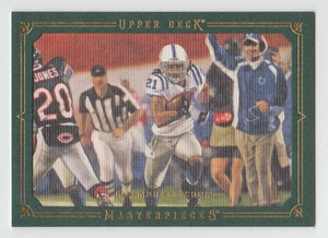 BOB SANDERS 2008 Upper Deck Masterpieces GREEN FRAMED #8 SP /75 Tony Dungy COLTS - Picture 1 of 2