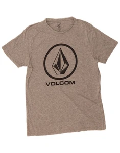 VOLCOM Mens Modern Fit Graphic T-Shirt Top Medium Grey Flecked Cotton NA11 - Picture 1 of 3