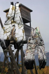 whitewater reversible white camo overalls rainblocker insulated hunting Med - Picture 1 of 13