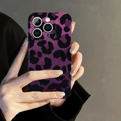 Case For iPhone 16 Pro Max 15 14 13 12 Mini 11 XR XS 7 Leopard Print Phone Cover - Image 1 of 4
