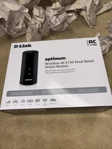 D-Link Optimum Wireless AC1750 Dual Band Smart Router speed-up to 1750 Mbps - Picture 1 of 5