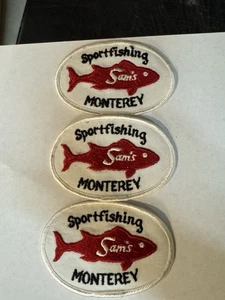 Vintage Sam’s Sportfishing Monterey Patch 3 Stück - Bild 1 von 5