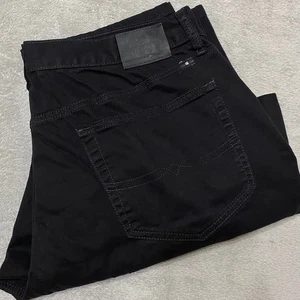 Pantalones de mezclilla ajustados negros Lucky Brand 121 Heritage para hombre talla 38x32 (38x29) mezcla de algodón - Imagen 1 de 9