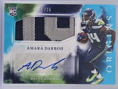 2017 Panini Origins Amara Darboh #133 Rookie Auto Seattle Seahawks - Image 1 of 2