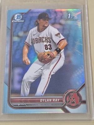 2022 Bowman Draft Dylan Ray 1st Sky Blue Refractor | Arizona Diamondbacks - Image 1 of 2