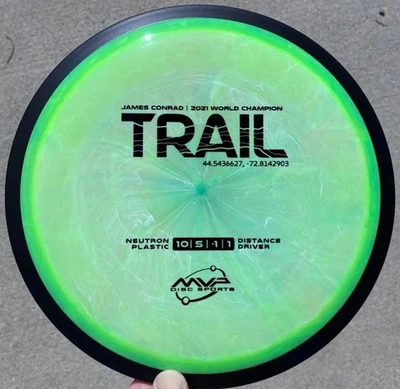 Axiom MVP Neutron Trail Rare TransColor Swirl Creamy Explosion Conrad Disc Golf - Image 1 of 4