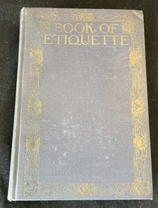 Book of Etiquette by Lillian Eichler Volume I 1923 HC. Wear. See Photos. - Picture 1 of 9