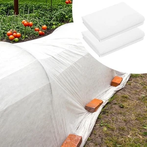 Garden Plant Covers 2 Pack 10 by 15 Feet and 10 by 20 Feet Frost Insect Shield - Picture 1 of 6