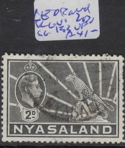 Nyasaland Leopard And KGVI 2D SG 133 VFU (5fmc) - Picture 1 of 1