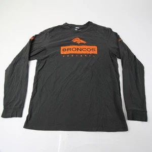 Denver Broncos Nike NFL On Field Long Sleeve Shirt Men's Dark Gray Used - Picture 1 of 8