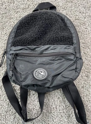 Mini Mochila Converse As If Mountain Club Negra Cartera Bolso con Cremallera Foto 1 de 4