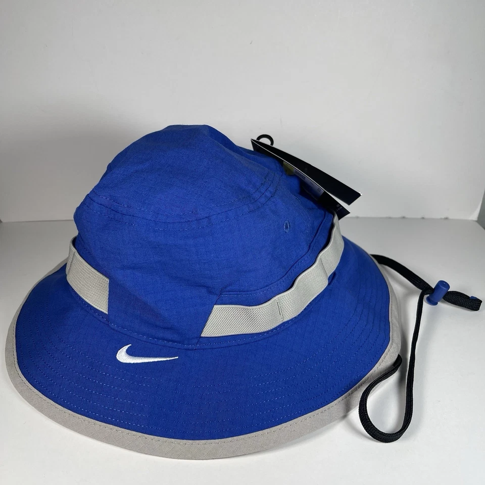 NIKE Dri-Fit Apex Bucket Hat Black/Gray Unisex Cap Size M/L FB5621-010 Defect