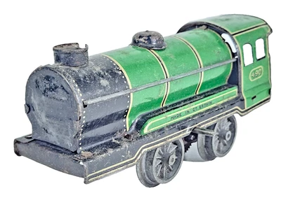 Hornby Meccano Spur O Weißblech Uhrwerk Nummer 490 grüne Farbe Ersatzteile ohne Verpackung. - Bild 1 von 4