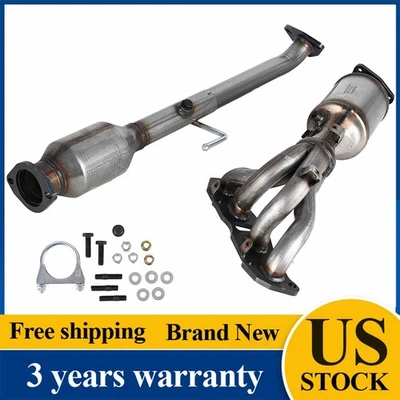Front & Rear Catalytic Converters For 2005-2018 Nissan Frontier 2.5L Direct Fit - Image 1 of 4